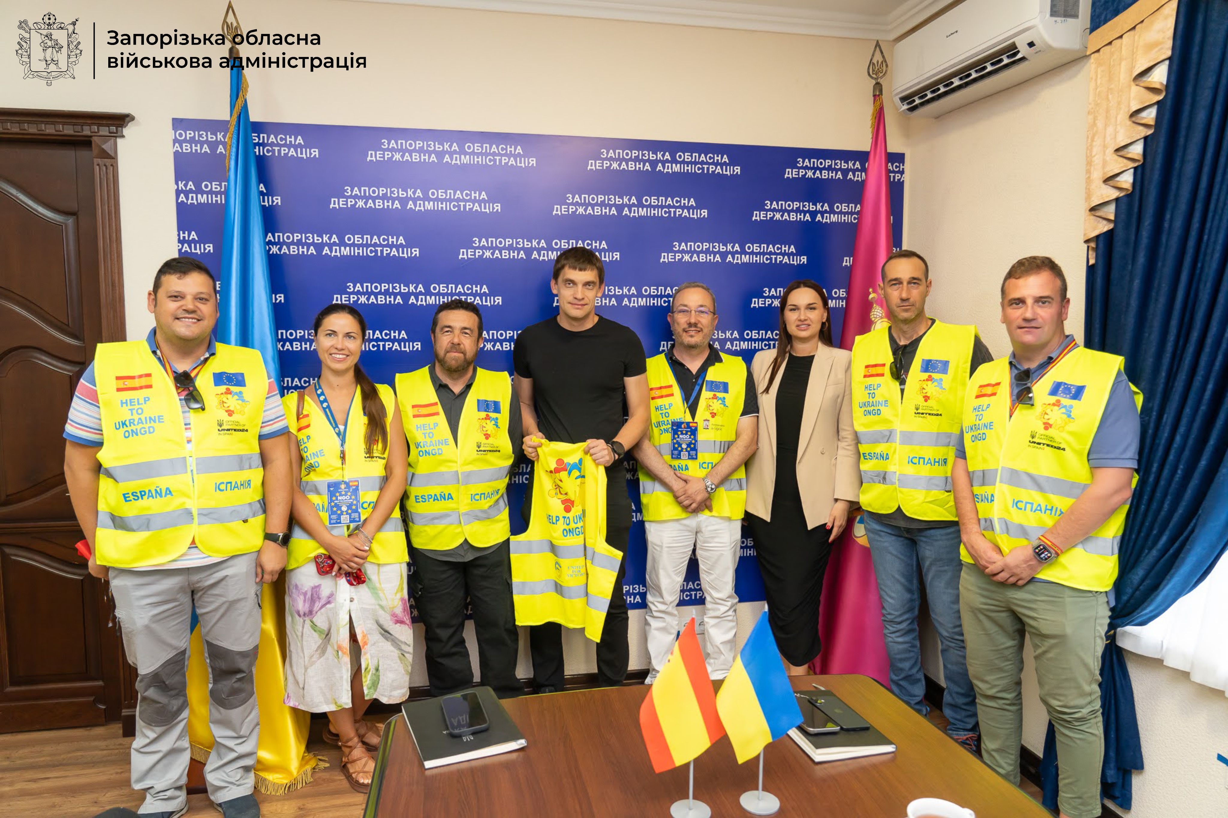 Іспанська громадська організація «Help to Ukraine» готова підтримувати відбудову Запоріжжя